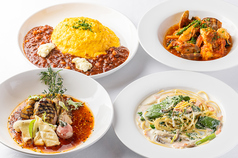【パスタは+100円で大盛りも承ります。】