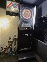 ダーツ台完備してます！