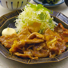 茶美豚の生姜焼き