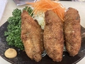 料理メニュー写真 牡蠣フライ定食(牡蠣3貫)