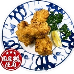 <国産鶏使用> 鶏唐揚げ (4個)