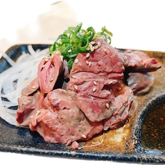 朝引き鶏のとり肝刺し