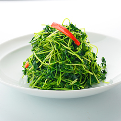 豆苗の炒め