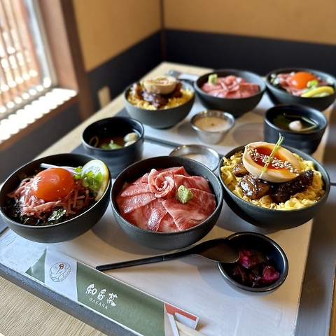 カフェでもランチでも利用可能♪特にA5ランクの国産牛食べ比べランチは絶品！