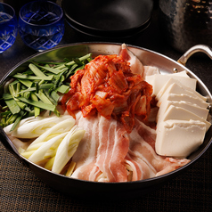 韓国風味のキムチ鍋