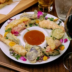 北海道野菜天麩羅バーニャカウダ