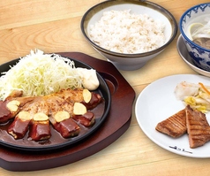 仙台味噌トンテキと牛たん焼定食