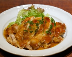 鶏もも肉のアンチョビバター醤油