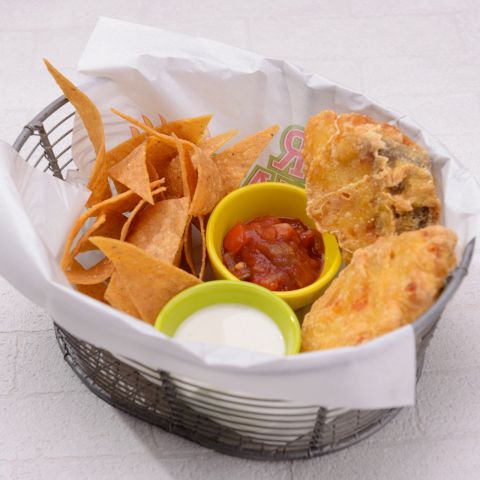 フィッシュナチョスとマンゴースローのレシピ