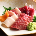 酒と馬刺し たてがみ