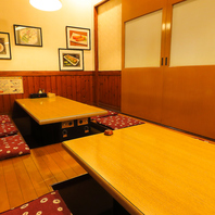 お子様連れでも安心してくつろげる席