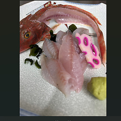 ホウボウの姿造りの写真