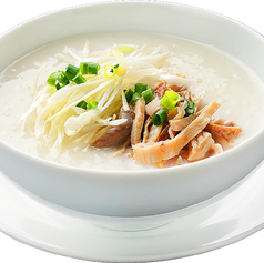海老ワンタンスープ/豚モツ粥/豚肉入りピータン粥