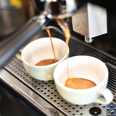 丁寧に抽出したとろとろのエスプレッソ◎