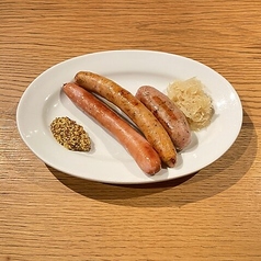 ソーセージの盛り合わせ