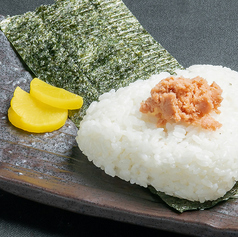 にぎりめし(鮭・明太子・梅)