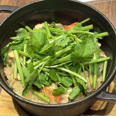 魚介のストウブごはん