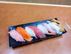 Dランチ　御褒美8貫セット　えび汁付