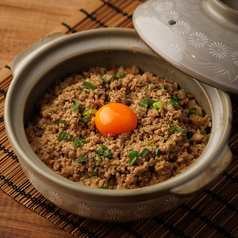 自家製肉味噌の土鍋