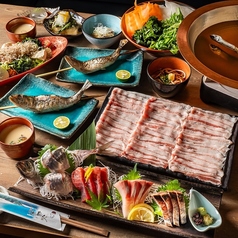 アゴ出汁しゃぶしゃぶ 炉端焼 五島人 浜松町店のコース写真