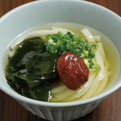 穂先わかめ梅小うどん