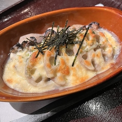 広島県産　牡蠣と蓮根のチーズ焼き