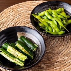 塩枝豆&塩だれきゅうり