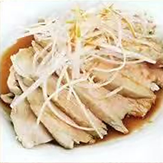 蒸し鶏の前菜