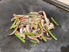 ゲソのにんにくしょうゆ焼