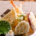 料理メニュー写真&nbsp;サクサク天ぷら盛り合わせ(中盛)/(大盛)