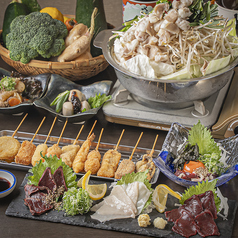 店仕込みにこだわる名物もつ鍋&串カツ