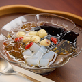 料理メニュー写真&nbsp;☆金木犀香る桃膠と仙草のデザート