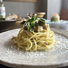 ツナと木ノ子のマスタードパスタ
