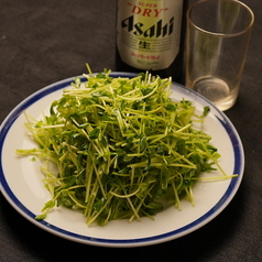 豆苗炒め/マーボー春雨/じゃが芋細切りピリ辛炒め　各