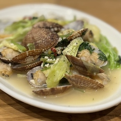 活あさりバター炒め