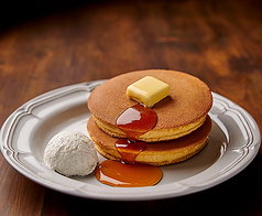 お好きなドリンクとご一緒に「ホットケーキセット」