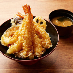 海老尽くし天丼（海老５本、蓮根、茄子、南瓜）