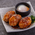 料理メニュー写真&nbsp;手ごね月見つくね