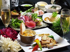 Japanese Dining にののコース写真