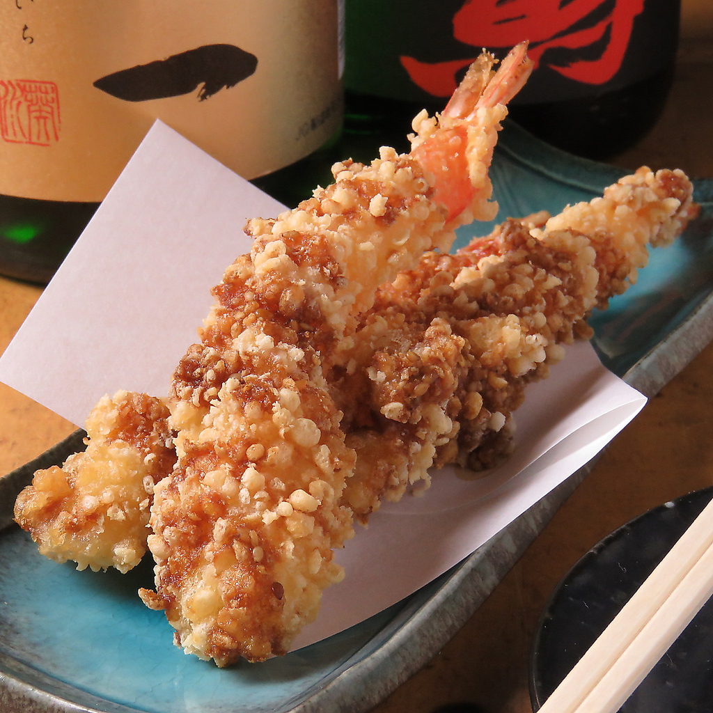 おつまみに何個でも食べたくなるサクサクの『おつまみ海老天』