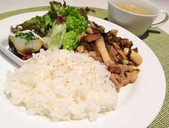 エリンギと高菜の豚バラプレート