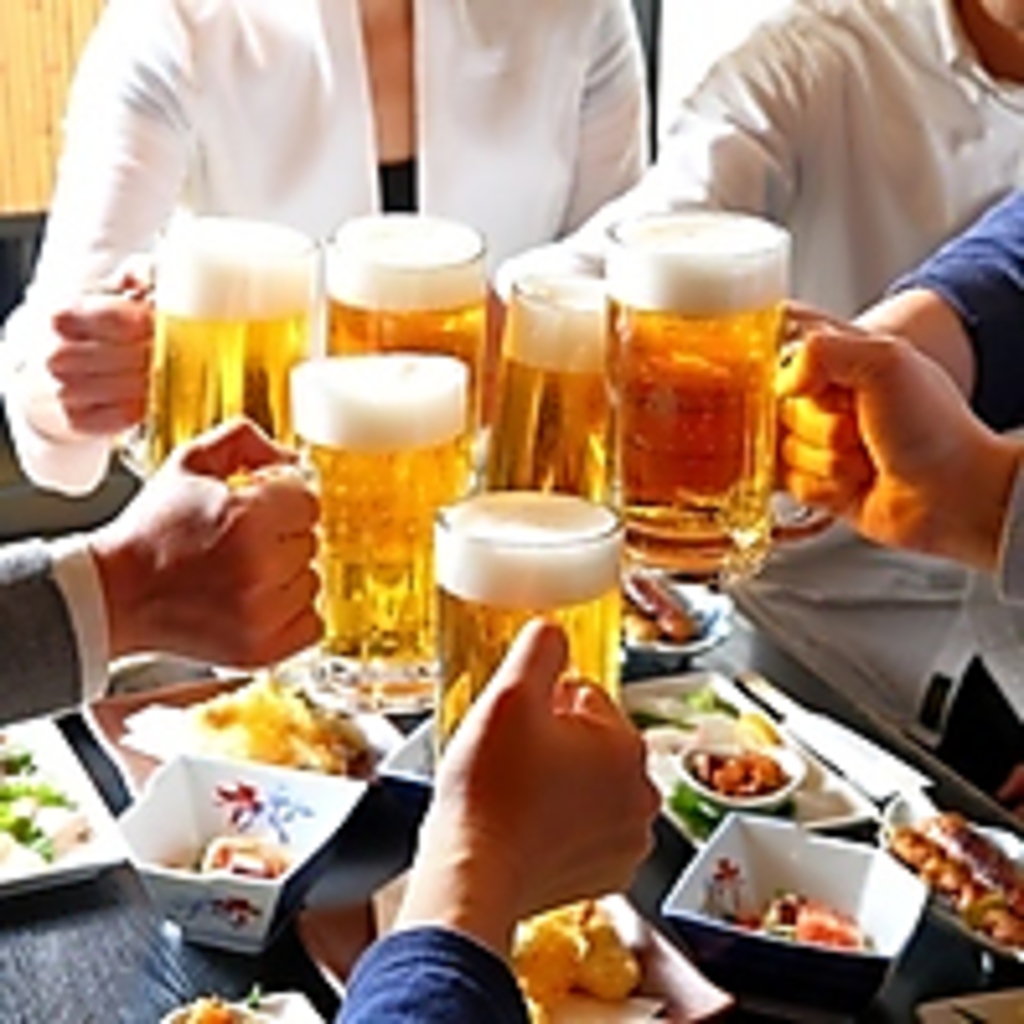 昼から居酒屋メニュー・飲み放題ご利用可能！昼飲みにぴったりです♪女子会やお仲間の集まりにも最適
