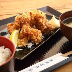 漬け込み鶏の竜田揚げ定食