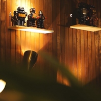 インスタ映えする昔のおもちゃも多数飾ってあります