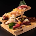 料理メニュー写真 牛の天国行き階段肉寿司