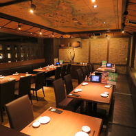 人形町駅・水天宮駅徒歩1分 、落ち着いた雰囲気の店内。