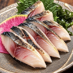 炙り生サバ刺身