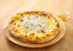 リコッタチーズとはちみつのデザートピザ