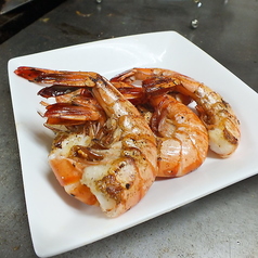 エビの殻付き塩焼き(4尾)