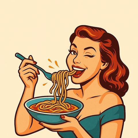 ランチはお得にスパゲッティ